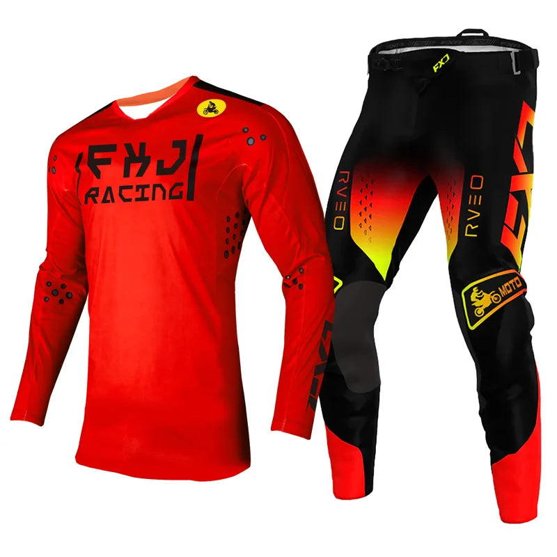 Motocross Jersey Pant white Mens Women pink black Combo racing suit Off-road MX DH ATV gear set Enduro Motorcycle mountain