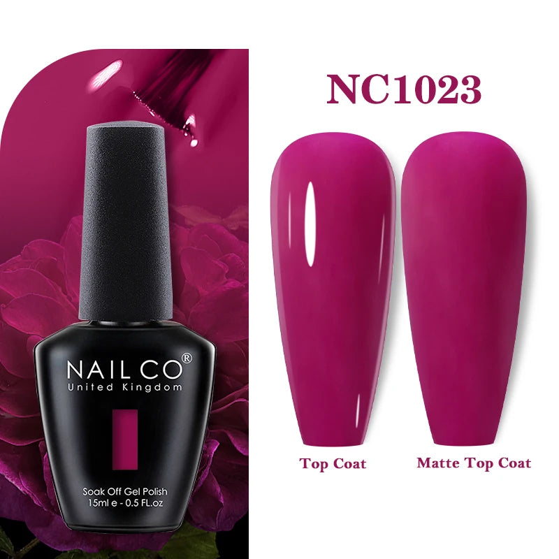NAILCO Gel Nail Polish 15ml Nail Art Vernis Semi Permanent Soak off UV Gel Polish Gel Manicure Nail Varnish Nail Color Ongles