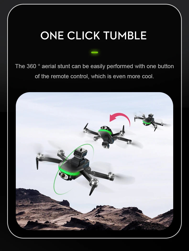 New S5S Mini Drone 4k Profesional 8K HD Camera Obstacle Avoidance Aerial Photography Brushless Foldable Quadcopter 1.2km