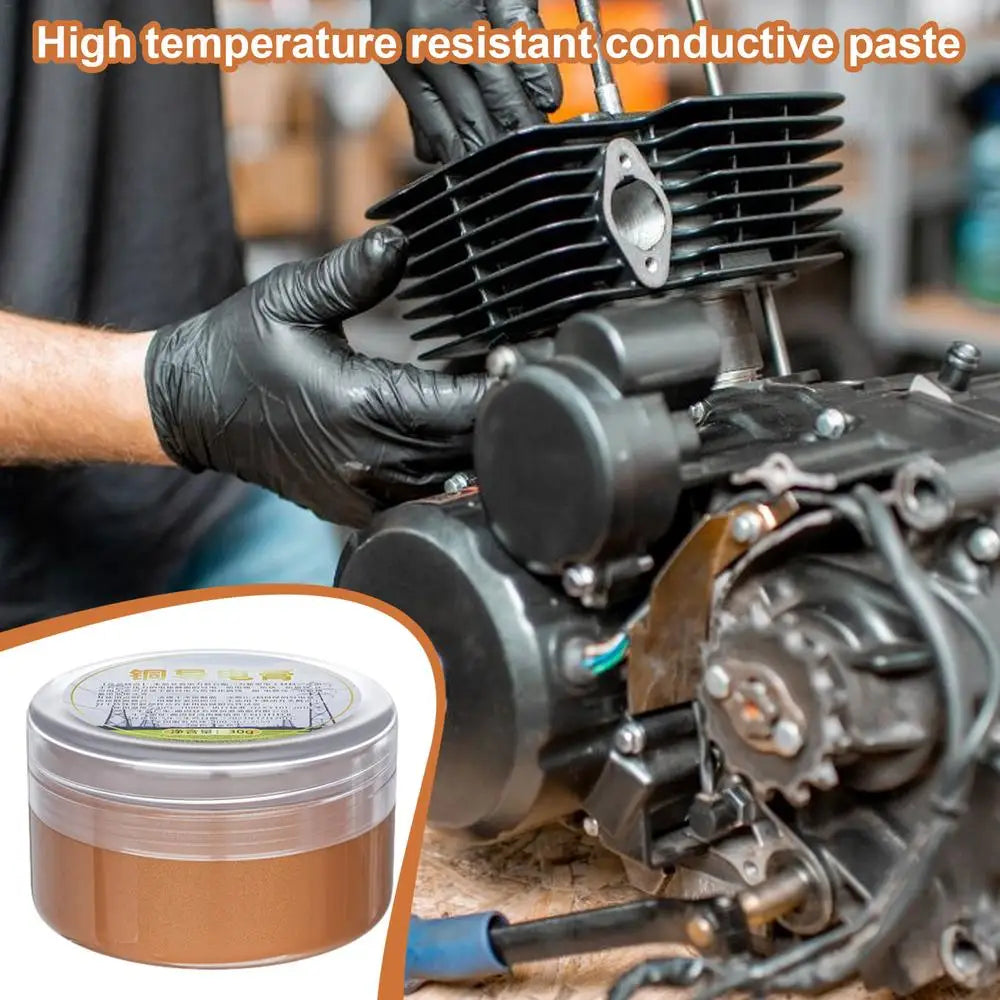 30g car Conductive Grease High Temperature Copper Grease  Strong Adhesion Anti-rust and anti-corrosion electrical contact grease