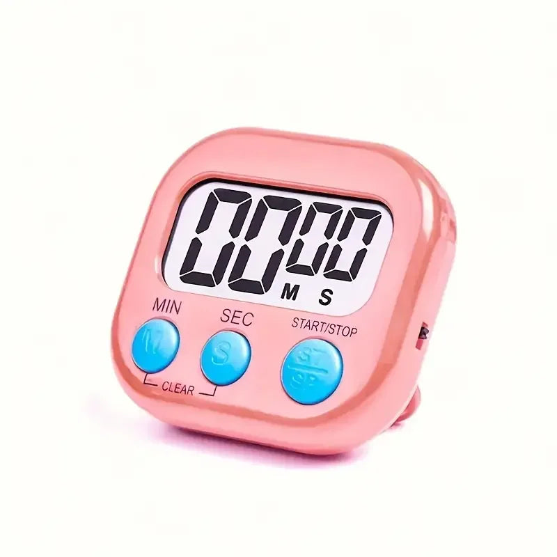 Multi-Function Electronic Timer, Big LCD Display The Loud/Silent Switch Countdown Timer, In Break Time, Cooking, Gym, Meeting