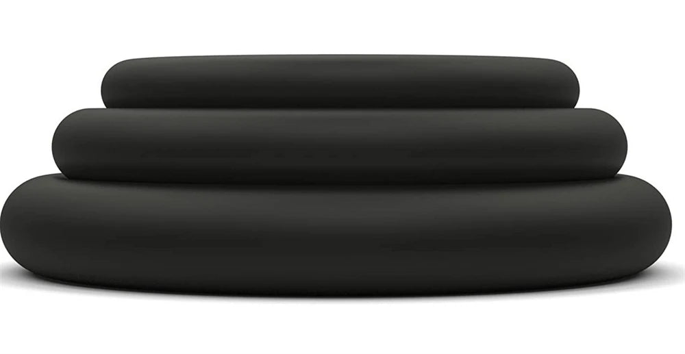 Silicone Penis Ring Set Sex Toys for Men 3 PCS Silicone Luminous Locking Ring Delayed Ejaculation for Men Adult Sex Toys