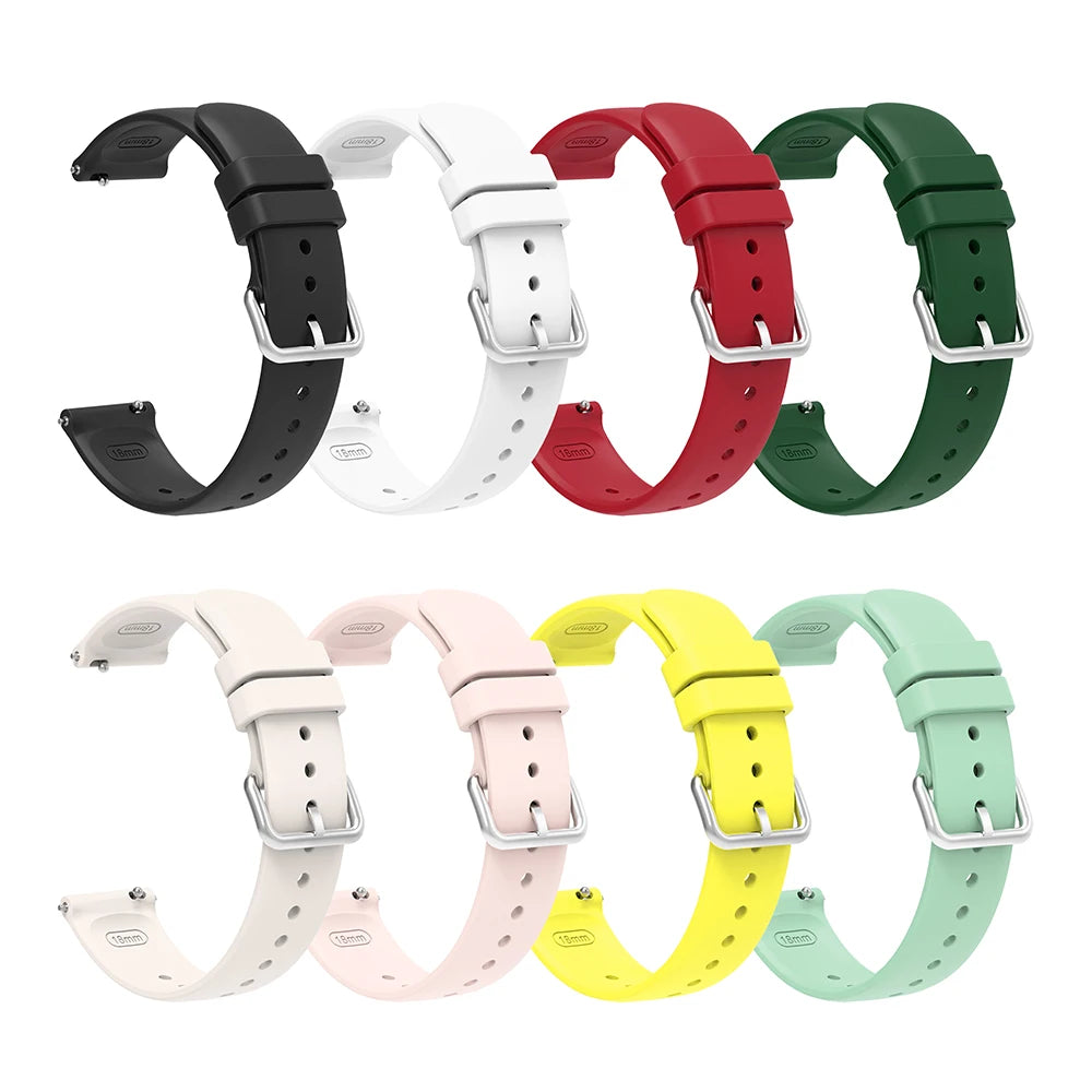 For Xiaomi Watch S4 41mm Silicone Strap Band Wristband 18mm Correa For Huawei Watch GT 5 4 41mm/Watch5 42 Accessories Watchband