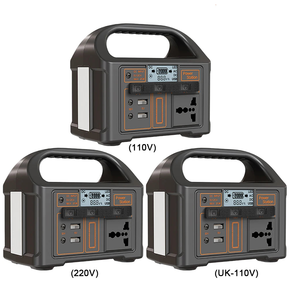 100W Battery Power 110V/220V Outdoor Camping Power Bank LED Display Outdoor Power Supply Battery Power Bank for Travel Adventure