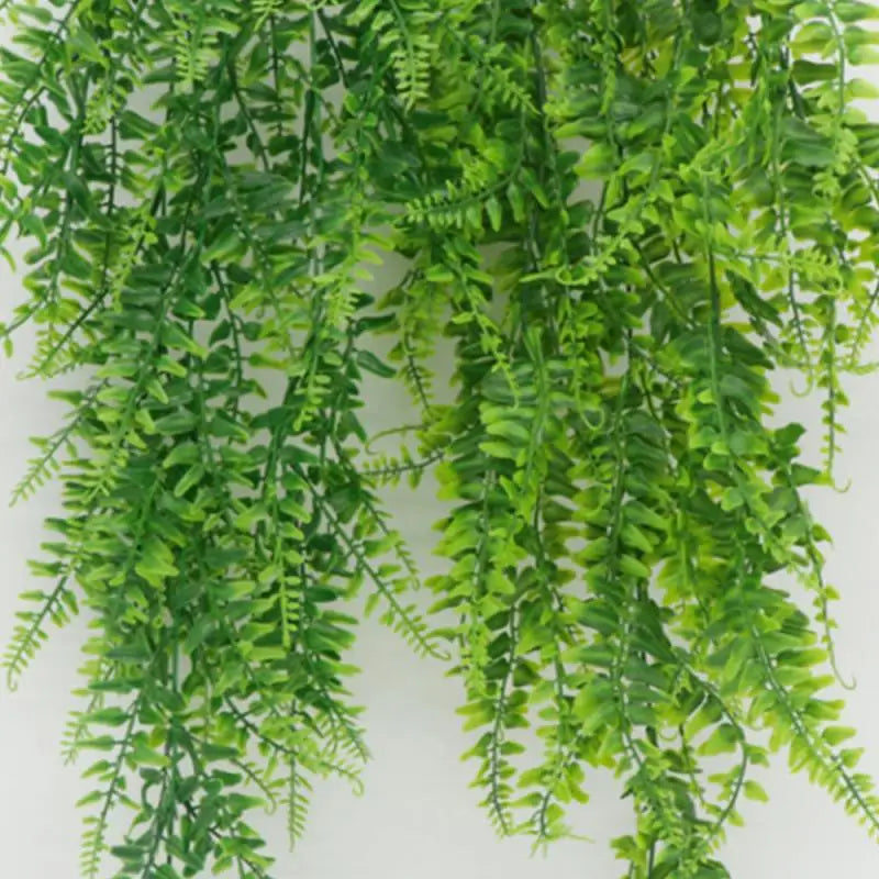 80cm Artificial Plant Vine Home Decoration Hanging Plastic Leaf Grass Garland Outdoor Wedding Party Decorations Fake Rattan Ivy