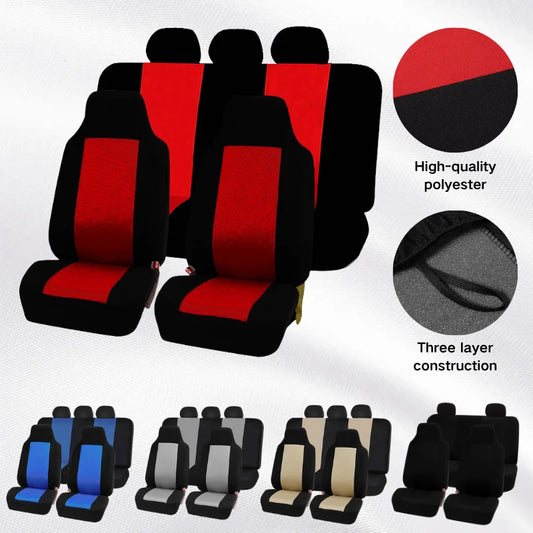 Vehicle Spare Parts Automotive Full Set Car Upholstery Accessories Protection Auto Sport Car Seat Covers Product For Interior ﻿