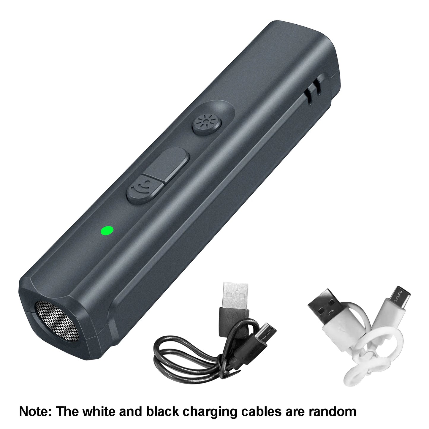 Ultrasonic Dog Repeller USB Rechargeable Dog Drive Device Portable Dog Trainer Anti Barking Device with LED Indicator Lanyard