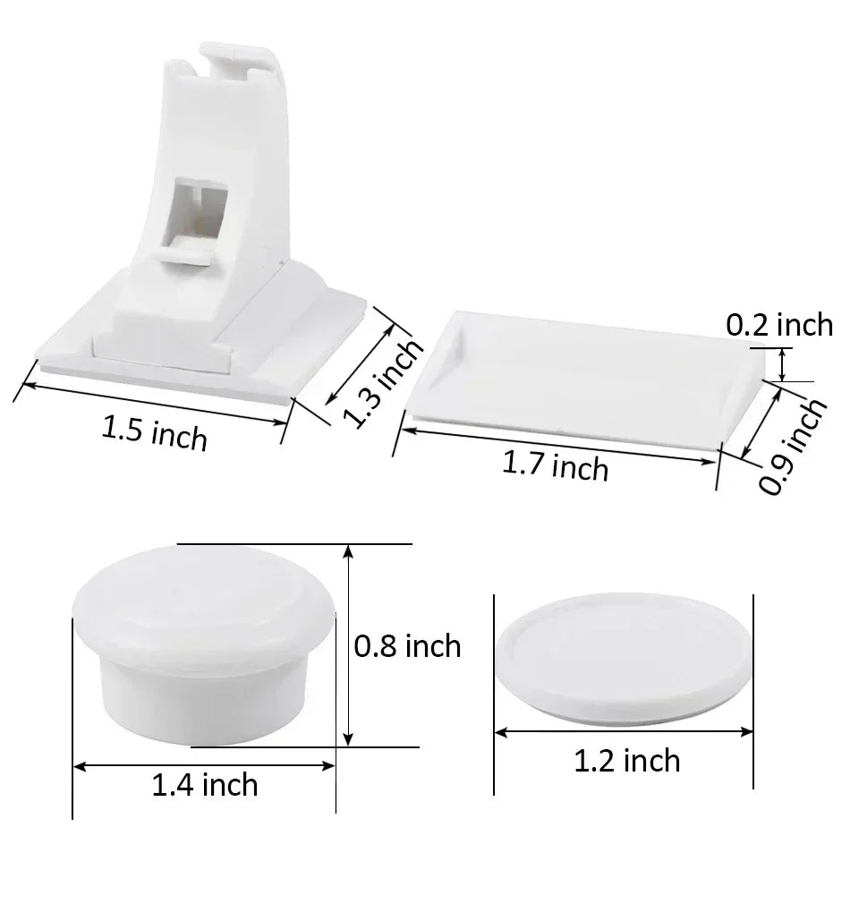 DHDH Magnetic Baby Safety Lock Children Protection Invisible Drawer Latch Cabinet Door Lock Limiter Children Security