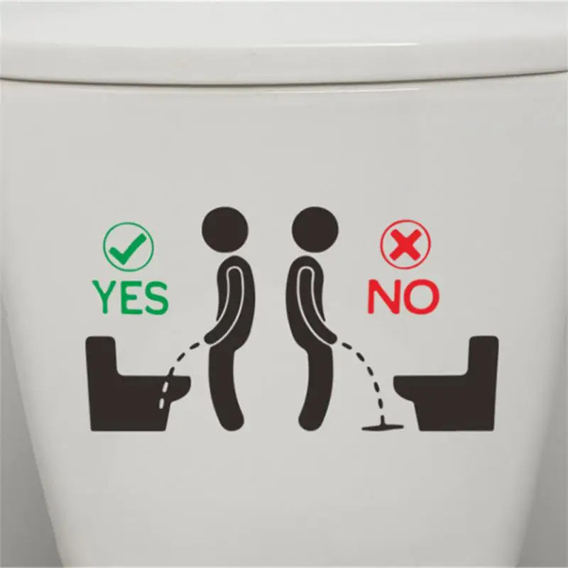 2024 Cartoon Toilet Stickers Self Adhesive Wall Stickers Toilet Decoration Removable 3d Toilet Stickers Bathroom Toilet Stickers