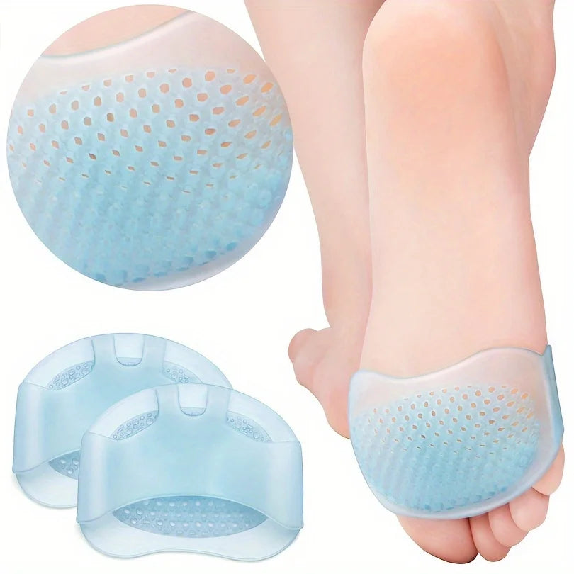 1Pairs Silicone Metatarsal Pads for Arch Support & Pain Relief - Ideal for Running, Hand Wash Only, Foot Arch Support