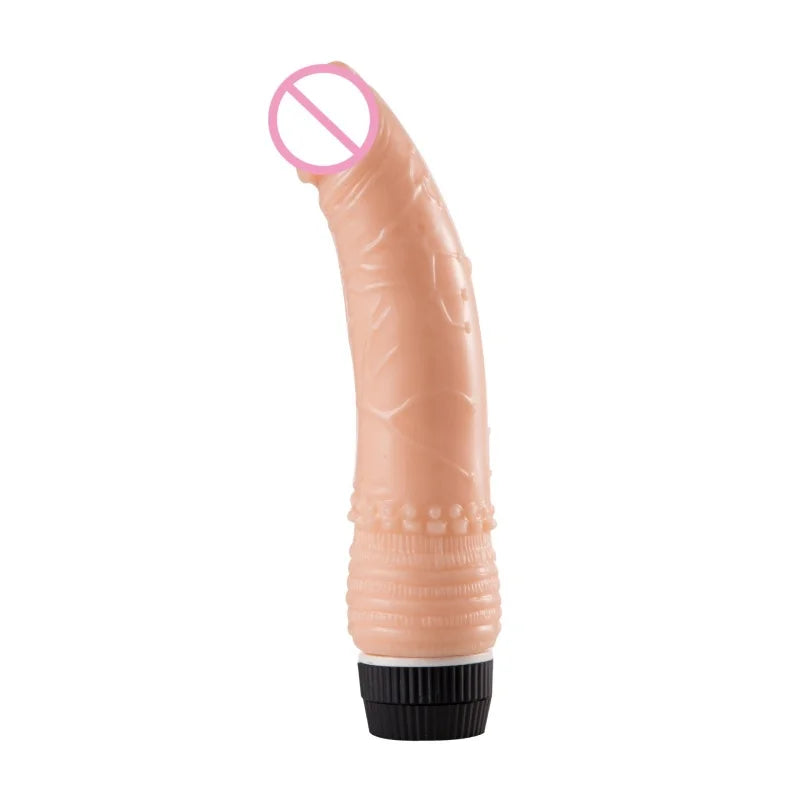 Dildo Vibrator Sex Toy Male Realistic Dildo TPE Jelly Penis Vibrating Vagina Massager Female Clitoral  Stimulation Masturbator