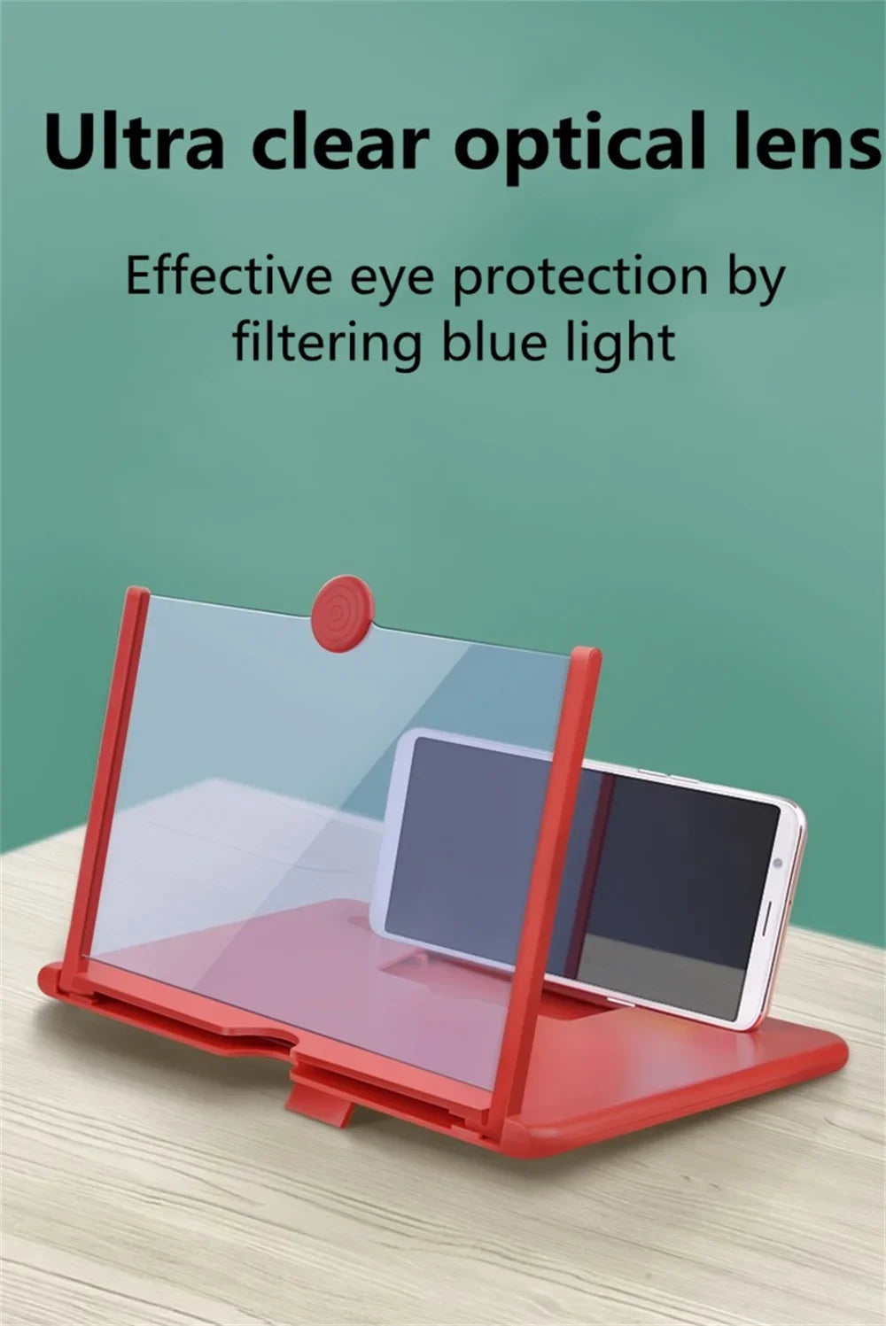 2025 Newest 12/10 inch HD Mobile Phone Screen Video Magnifier 3D Screen Amplifier For Phone Holder Enlarged Screen Phone Stand