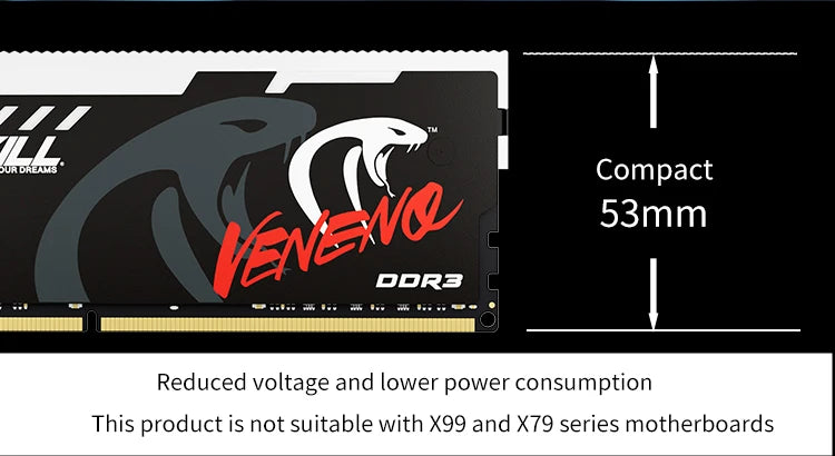PUSKILL Memoria RAM RGB DDR3 8GBx2 1600MHz 12800S Udimm Dual Channel DIMM Desktop Memory Rams