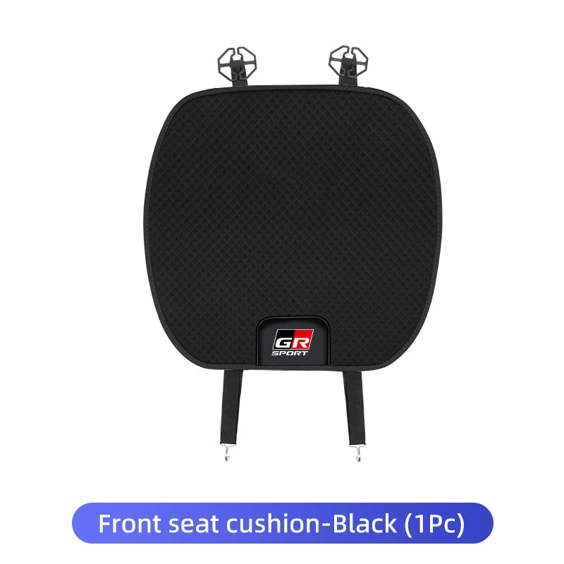 Car Seat Cushion Cover Backrest Protective Pad For Toyota Crown GR Corolla YARIS L Auris C-HR Hilux Vios Rav8 Prius Izoa Reiz