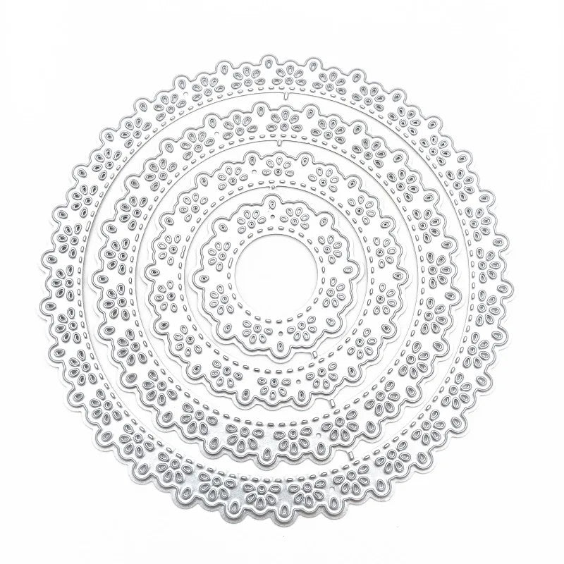 Carbon Steel Cutting Dies Paper Art Knife Mould Metal Etching Process Two chrysanthemum cutting embossed knife moulds