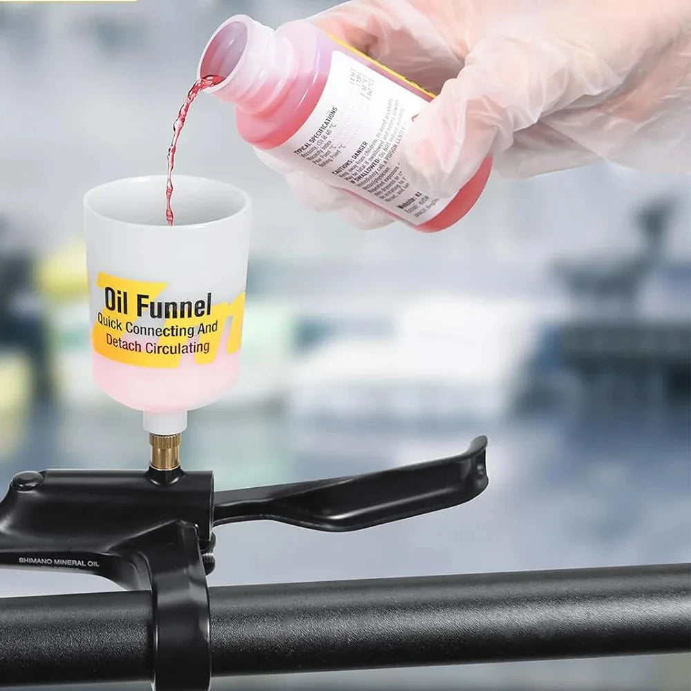 High Performance Bike Brake Mineral Oil - 60ml/2oz - Ideal for Shimano and Tektro Hydraulic Brake Systems