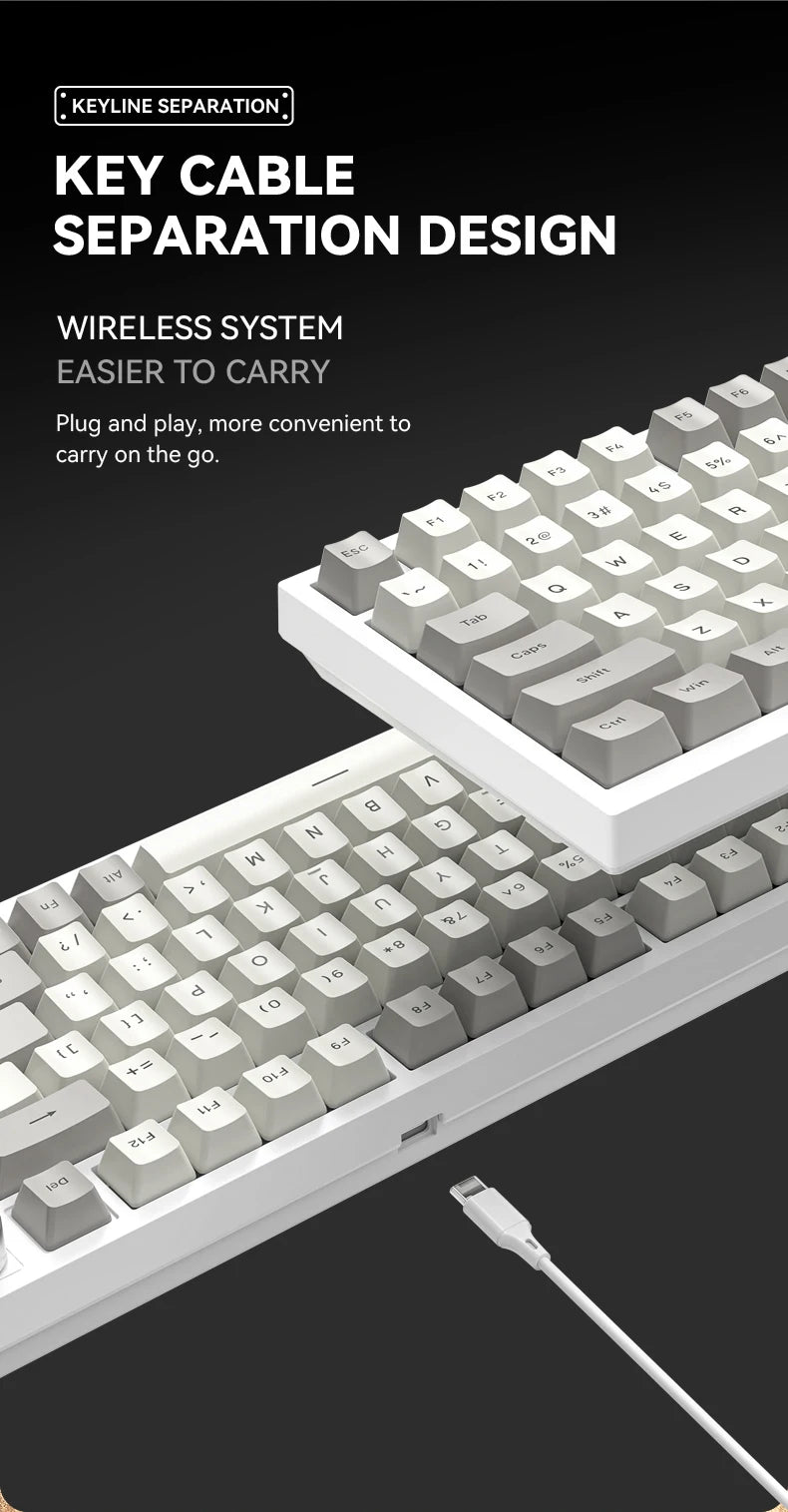 Attack Shark K85 Mag Customisable Mechanical Keyboard,Magnetic Switch,Hot-swappable,Metal Knobs,Suitable for FPS. games,Win&Mac
