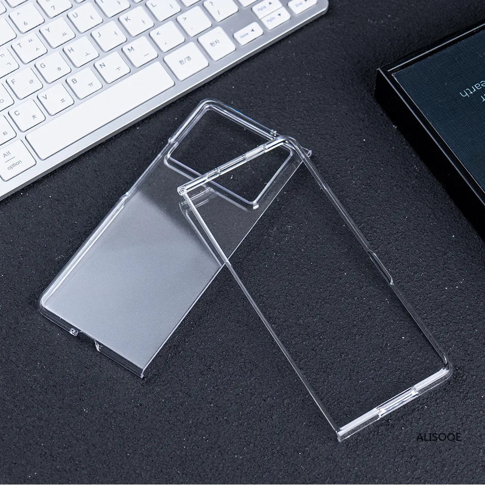 HD Transparent Funda for Tecno Phantom V Fold 2 Case Ultra Thin Clear Shockproof Phone Cover for Tecno Phantom V Fold2 Capa