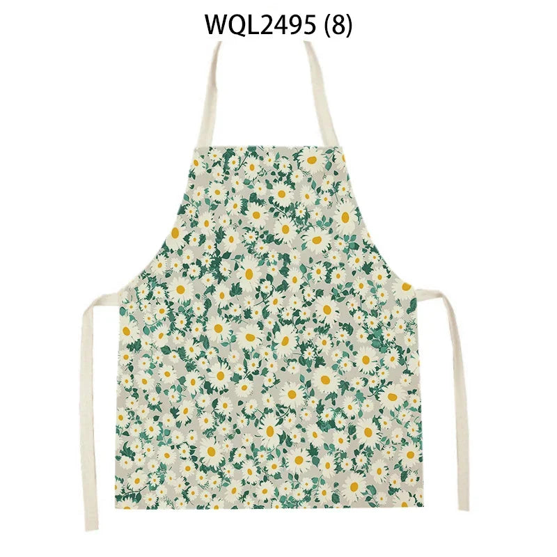 Plant Apron Kids Apron Kitchen Household Item Aprons Adult Hair Pinafore Custom Logo Kitchen Supplie Tablier Aprons 55-68cm
