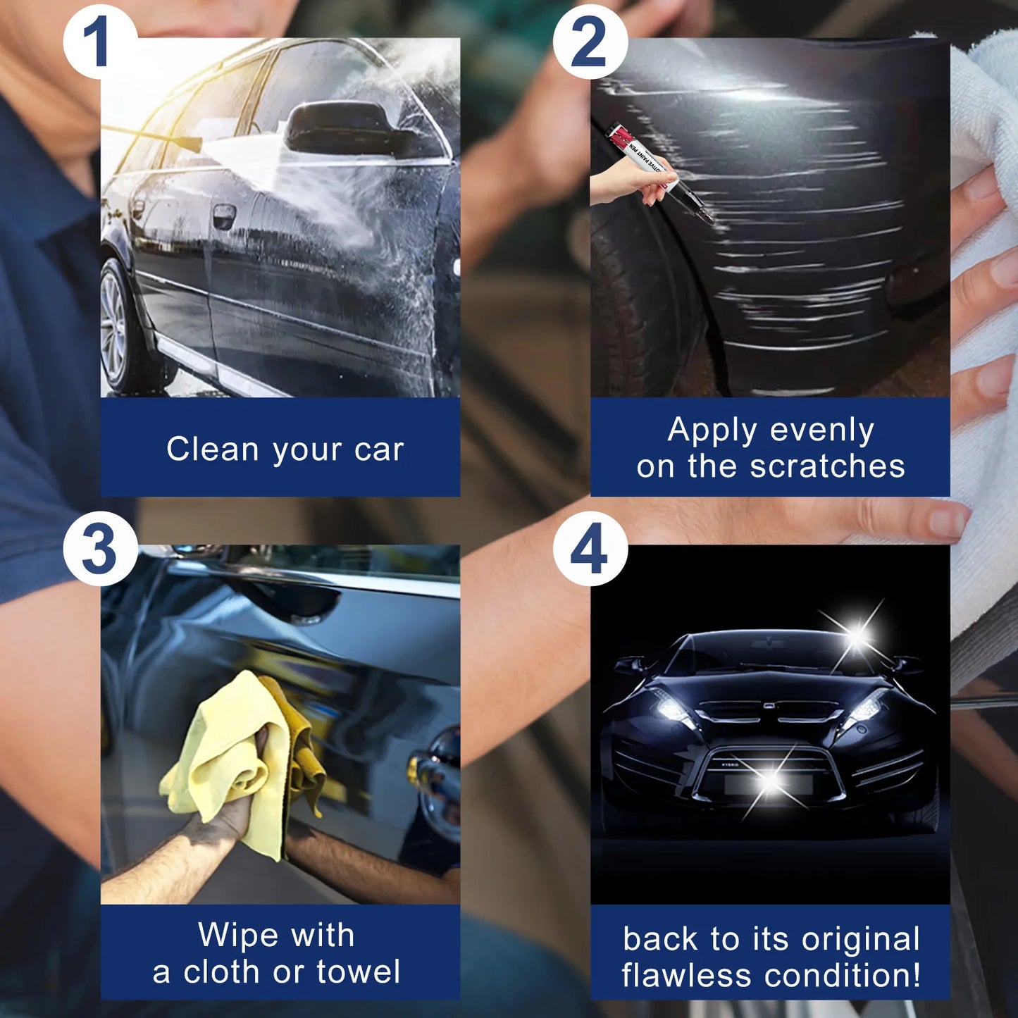 Car Refinish Pen, Paint Scratch Scratch Repair Repair Pen Traces Paint Repair Pen