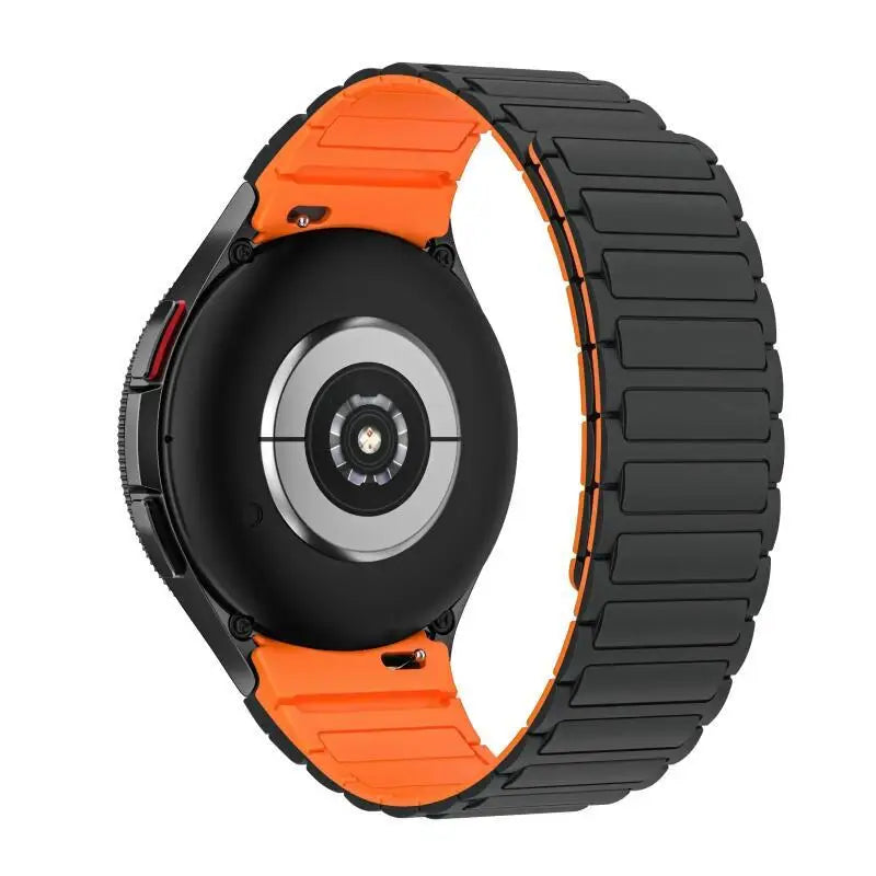 Silicone Strap For Samsung Galaxy Watch 7/6/5/4 40mm 44mm 4 6 Classic 42mm 46mm 47mm 43mm Magnetic Bracelet Watch 5Pro 45mm Belt