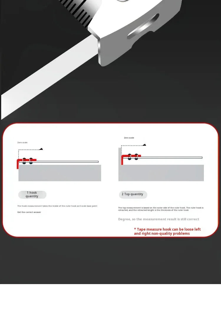 3/5/7.5/10 meter tape measure Anti-drop stainless steel tape measure Home site construction meter measure puller rule