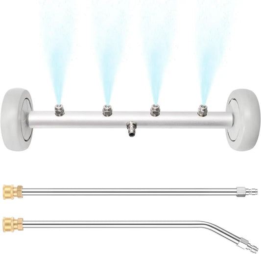 Pressure Washer Undercarriage Cleaner, Under Car Washer, Undercarriage Sprayer, Universal 1/4" Connector, 4000 PSI