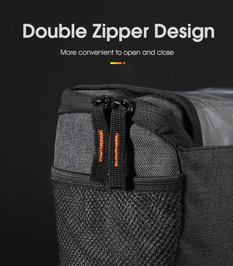 WEST BIKING 4.5L Bike Front Bag Touch Screen Phone Handlebar Bag Insulated Bicycle Cooler Bag MTB Road Cycling Accessories