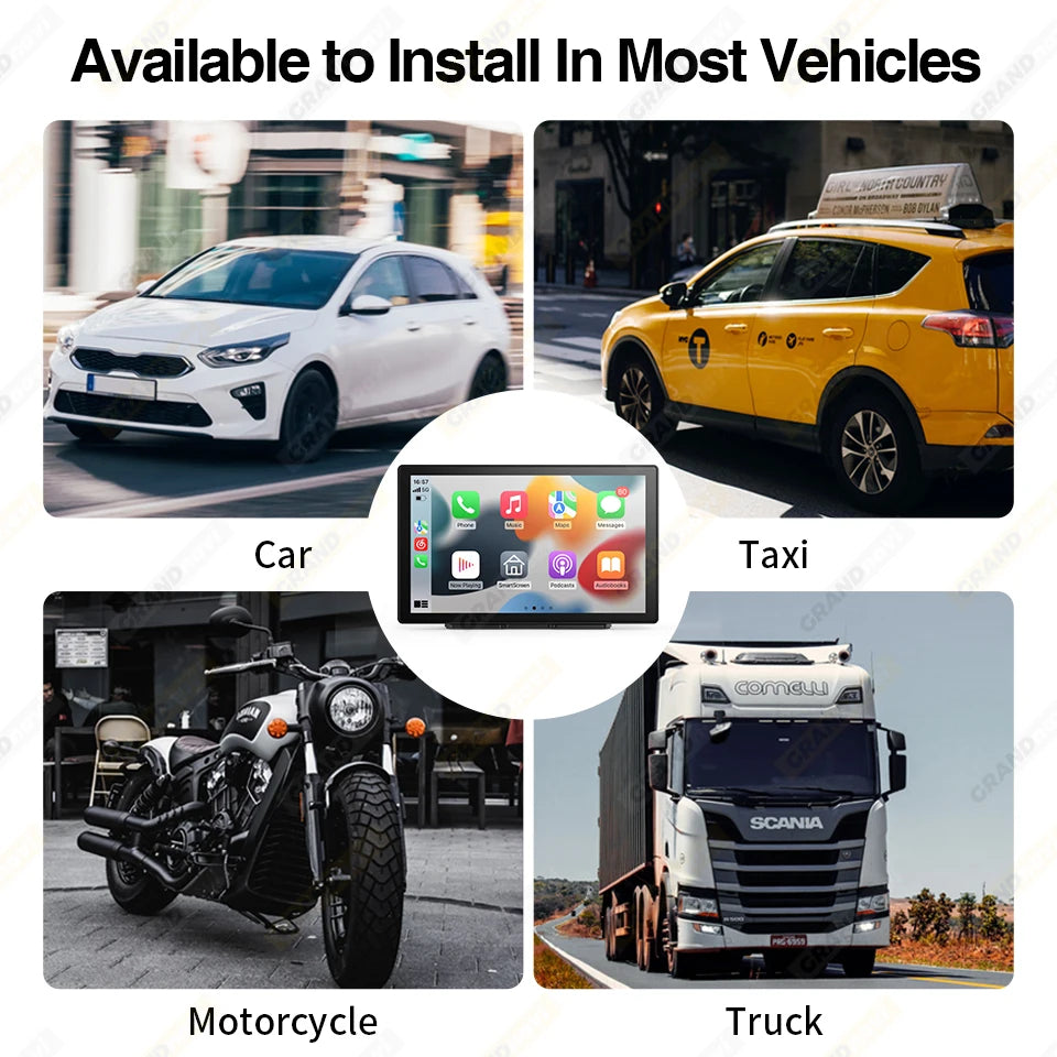 Universal 9 Inch Car Radio Multimedia Video Player Wireless CarPlay Android Auto For VW Nissan Toyota Car Audio Touch Screen