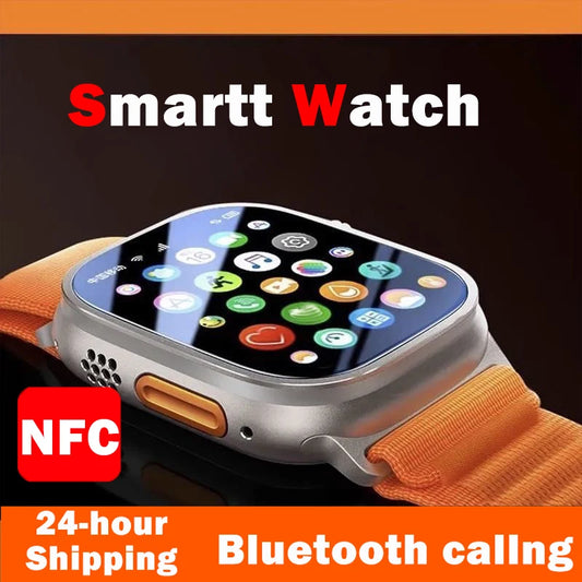 Smart Watch T10 Ultra 2 Men 49mm Series 9 2.3 "AMOLED Screen NFC Compass Waterproof For Apple Watch IWO Ultra 9 Smartwatch