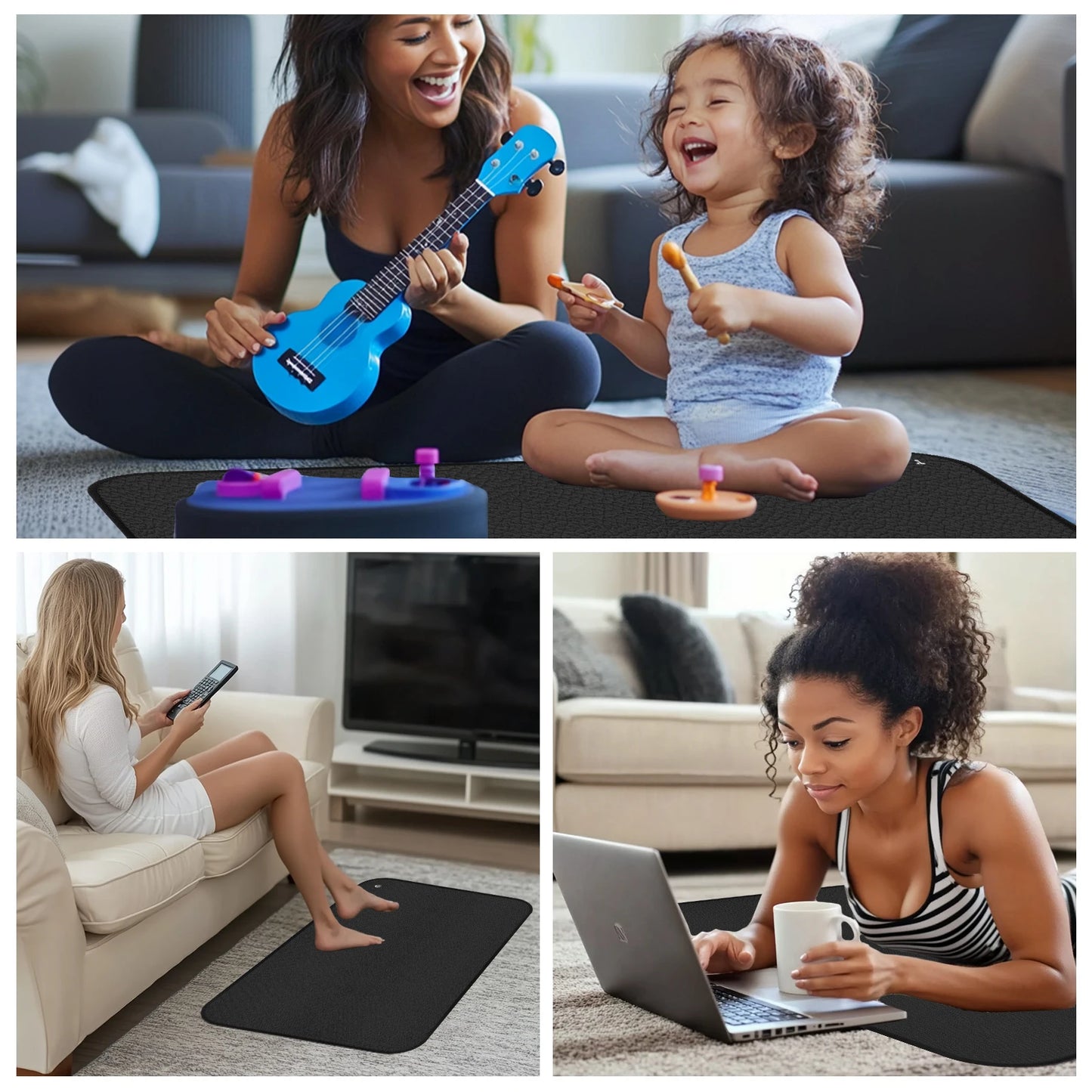 90x60cm/40x60CM Grounding Mat for Improving Sleep Pain Relief Health With Earth Connected Recovery Therapy Release Electrostatic