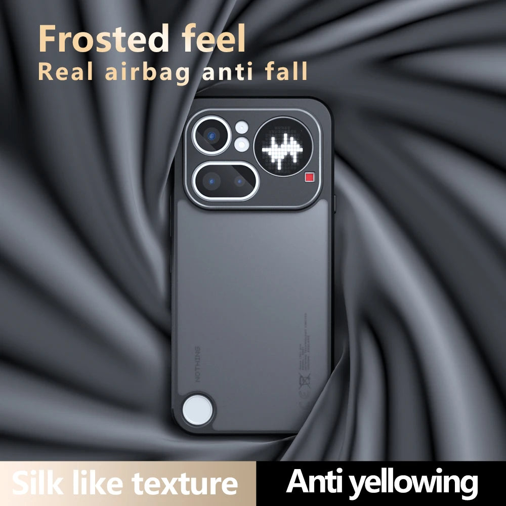 For Nothing Phone4A  Airbag Super Protection Soft Clear Matte Back Cover For Nothing Phone4A Pro 5G Phone Case