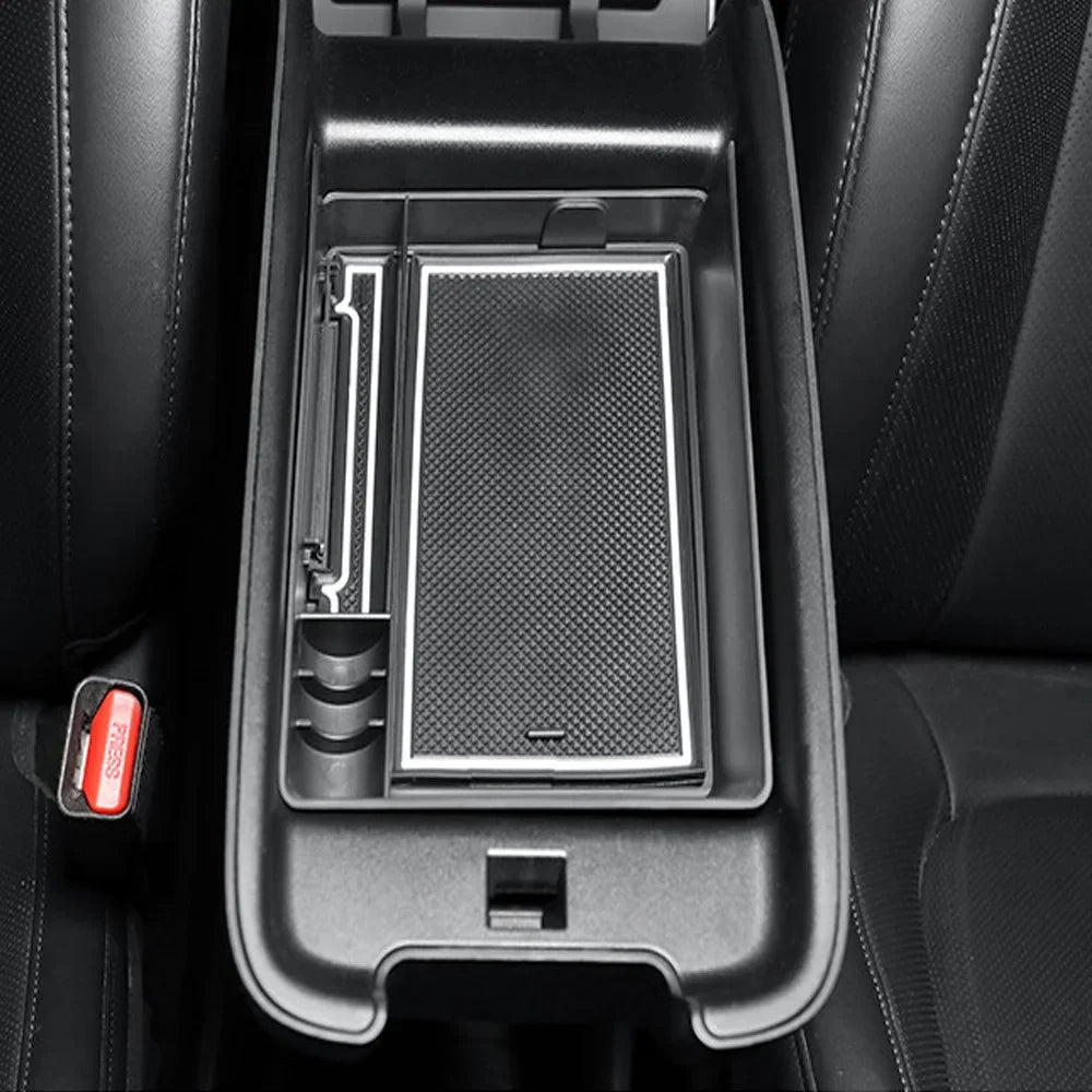 Center Console Armrest Storage Box Organizer Tray Interior Stowing Tidying For Hyundai IONIQ 5 Left Hand Drive