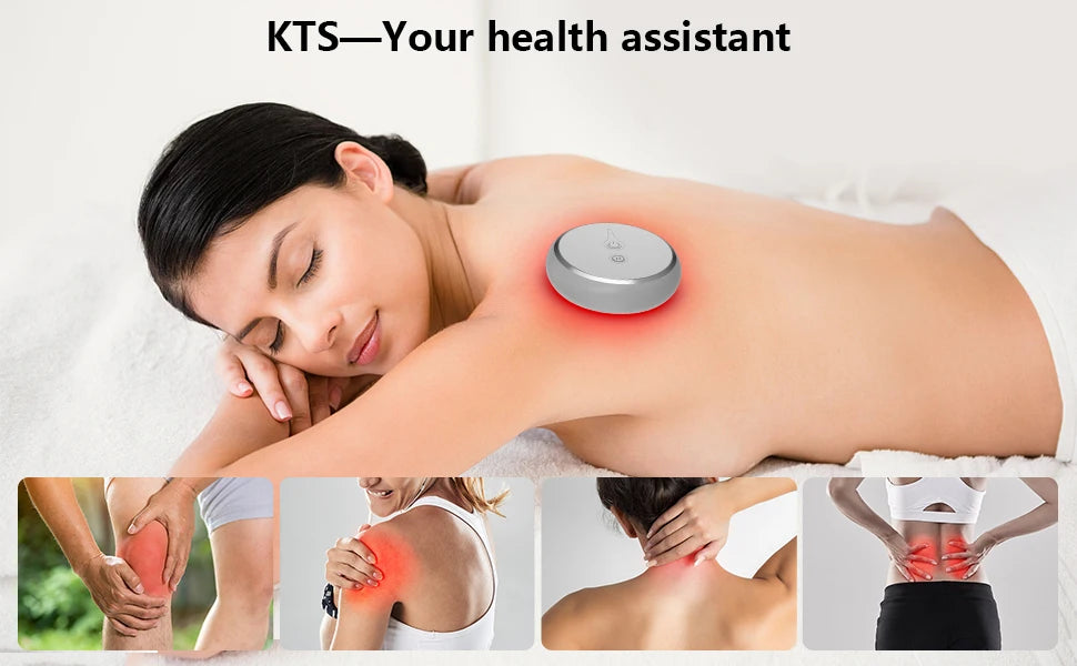 KTS Wrist Massager LED Red Light Therapy Device Healthcare Round Near Infrared Therapy Device for Wrist Sprain Arthritis 810nm