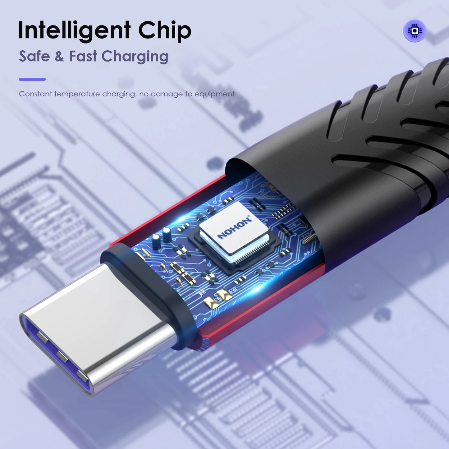 7A 100W USB C Cable Fast Charging Type C Date Cable For Samsung Huawei Xiaomi 12 USB C Phone Charger Cable 0.25m 1m 2m 3m