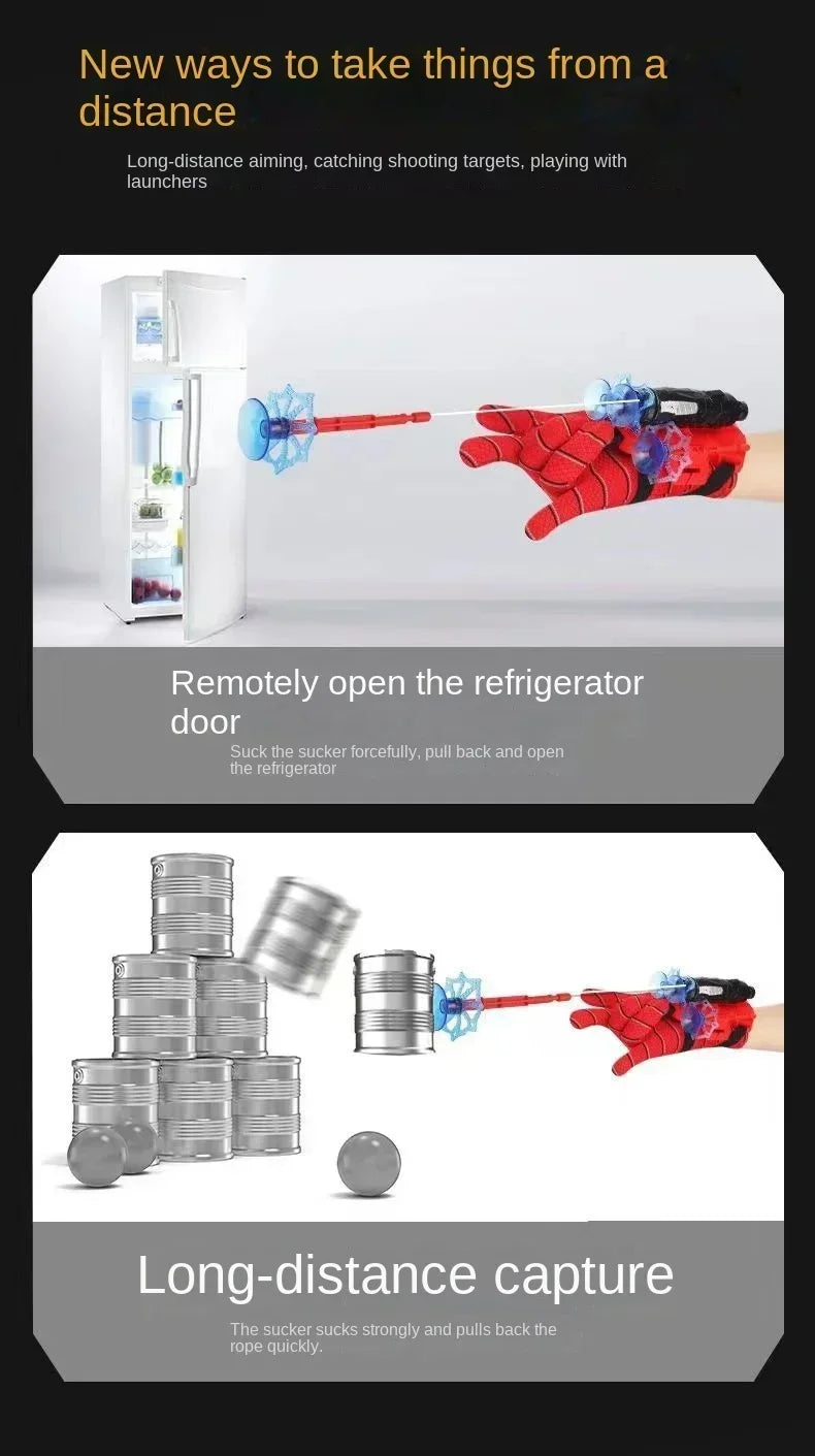 New Cosplay Spider Figure Web Shooters Toys Wrist Launcher Device  Accessories Props Spider-Line Toys Gifts