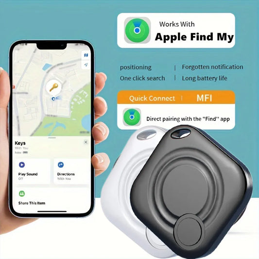 Mini Smart Tracker Bluetooth Key Positioner Anti Lost Reminder Device with Apple Find My APP MFI Rated Car Key Pet Kids Finder