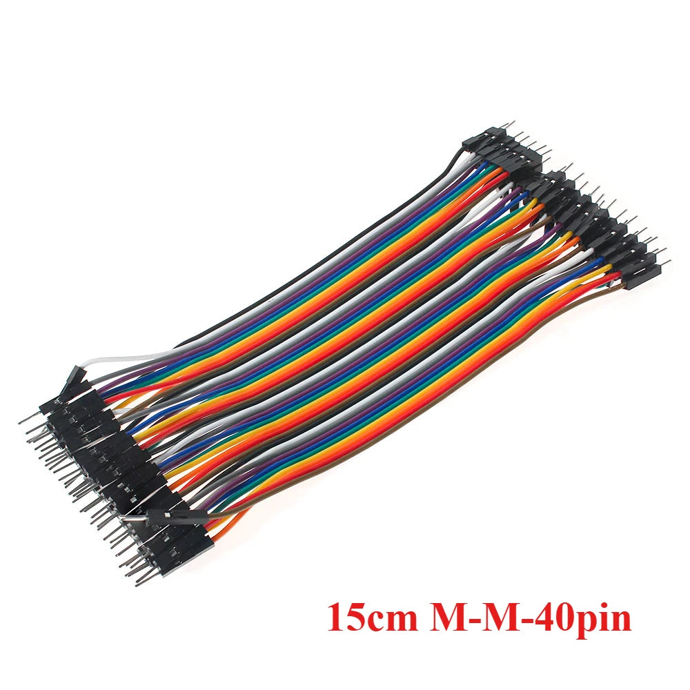Dupont Line 10/15/20CM 40Pin Male To Male + Male To Female and Female To Female Jumper Wire Dupont Cable for Arduino DIY KIT