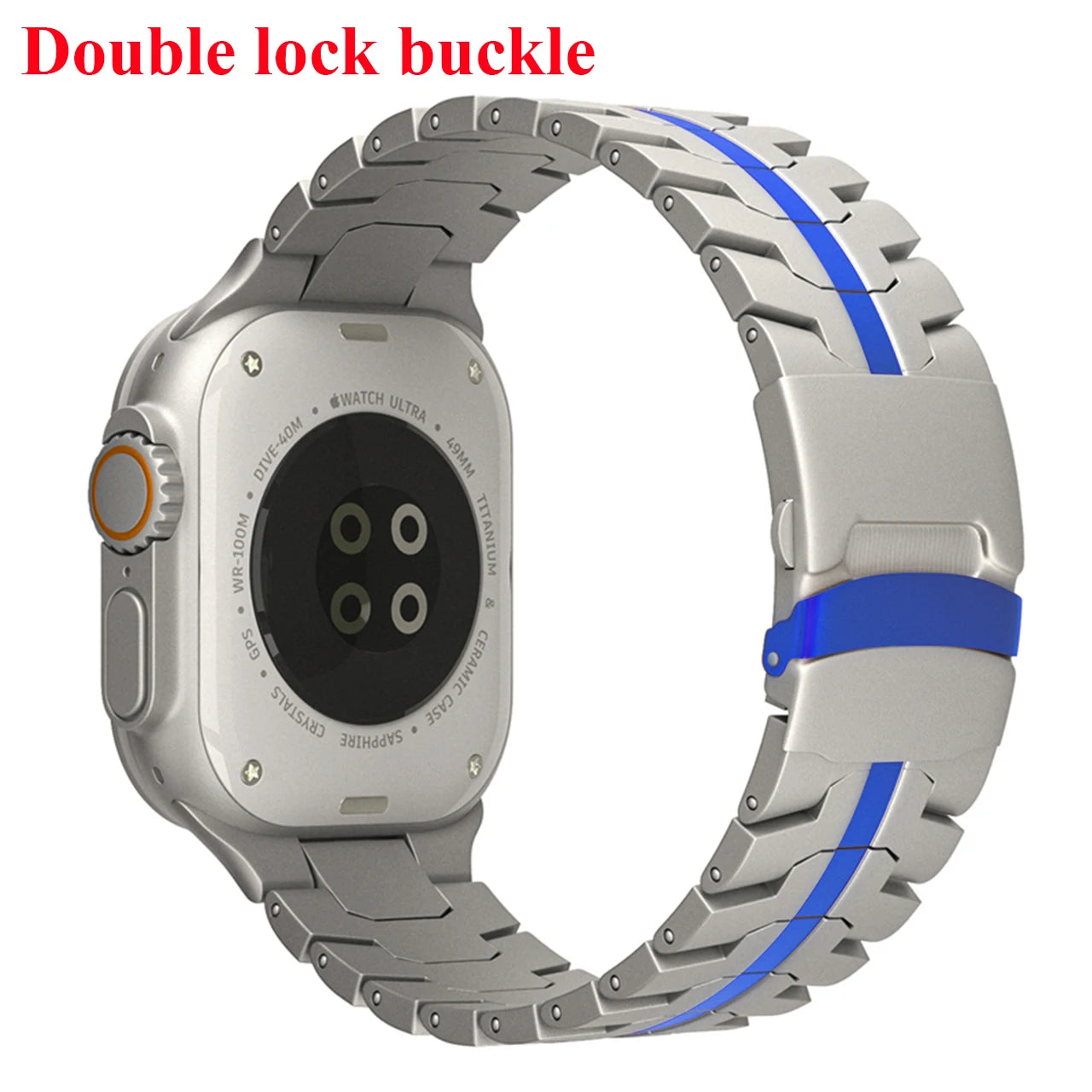 Stainless Steel Strap For Apple Watch Series 11 10 9 8 SE 3 46mm 45mm 42mm 44mm Metal Bracelet Band For iWatch Ultra 3/2/1 49mm