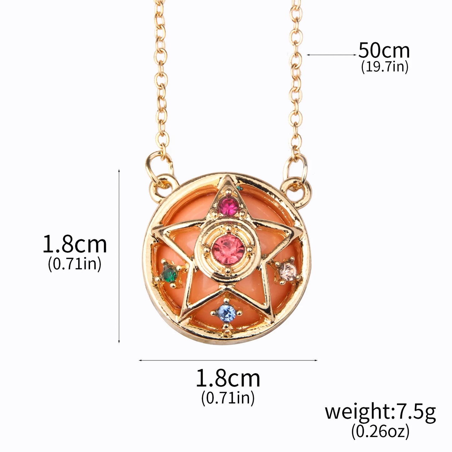 Anime Sailor Moon Necklace Love Wings Magic Stick Pendant Necklace Girl Jewelry Gift Cosplay Prop Choker