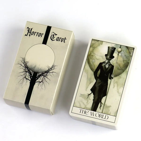 Gothic Tarot Deck Horror Style 78 Rider-waite Cards 10.3*6cm Embark on An Eerie Journey with Our Gothic Horror Tarot Card Deck