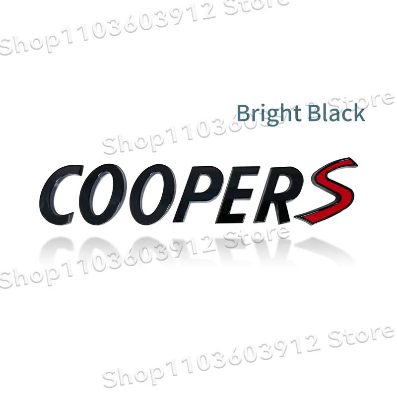3D Metal Car Styling Cooper S/Cooper D/Cooper SD Emblem Side Fender Rear Tail Trunk Sticker For Mini JCW Clubman R55 R56 R60 F55