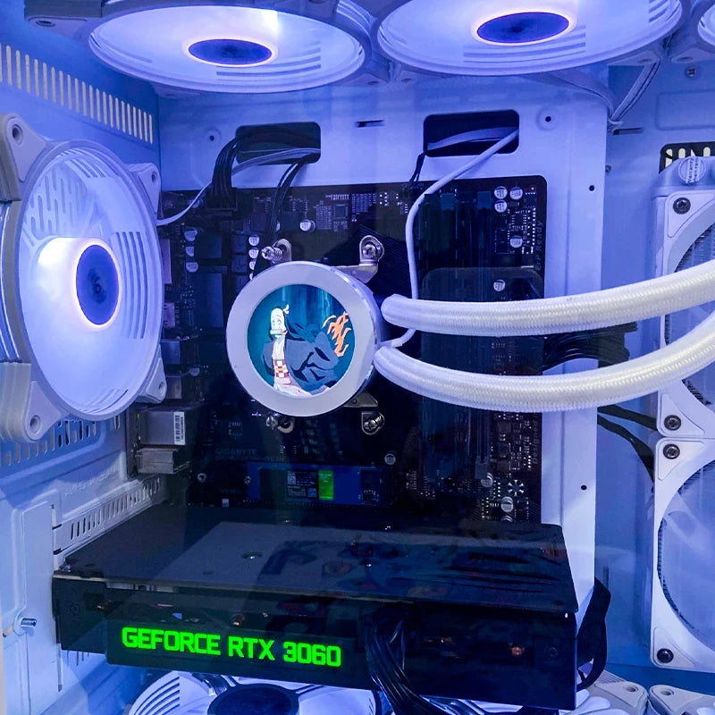 2.1 2.8 Inch IPS Secondary Screen 480x480 USB Water-Cooled Round LCD CPU GPU RAM HDD Monitoring NO AIDA64 MINI PC Gamer Display