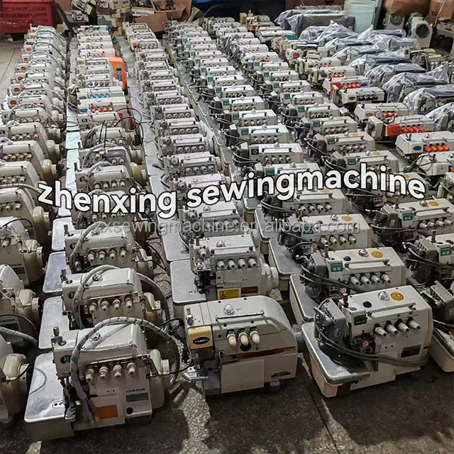 Jukis 6714 Used Japan Brands Industrial Price Electric Stitching Second Hand 6716 6700 Overlock Sewing Machine 4 Thread