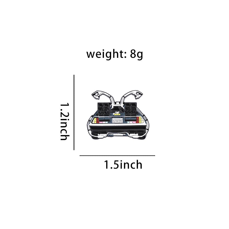 Racing Sports Car Enamel Pin Badge Brooch Lapel Clothes Backpack Hat Car Lover Men Boyfriends Collect Jewelry Accessories Gift