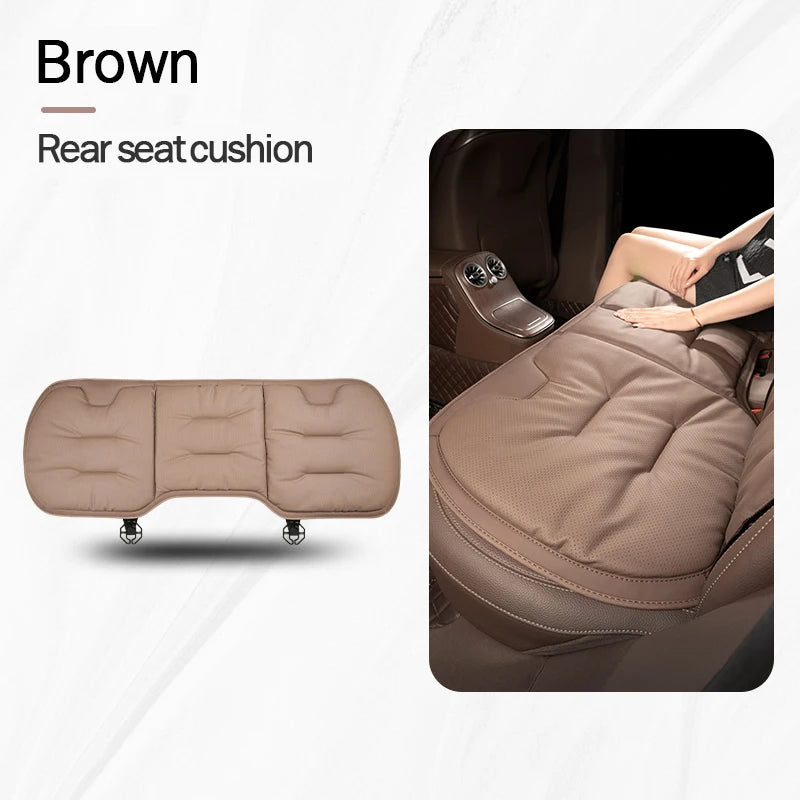 Four Seasons Universal Car Seat Cover Breathable Leather Car Seat Waist Cushion Covers Auto Interior Seats Interior Accessories