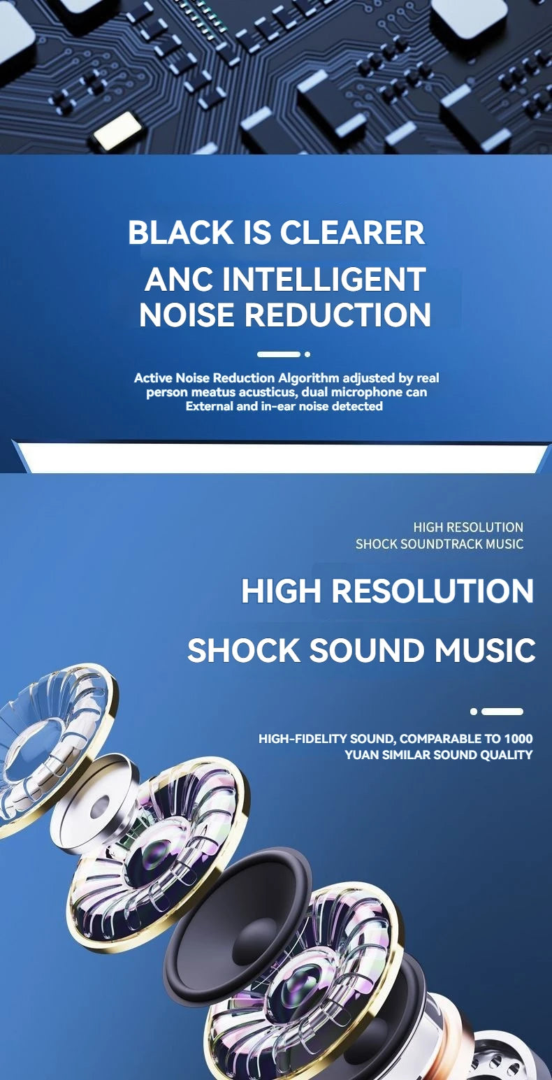 SP16 over-ear ultra-long battery life sports running digital display noise cancelling wireless Bluetooth headset