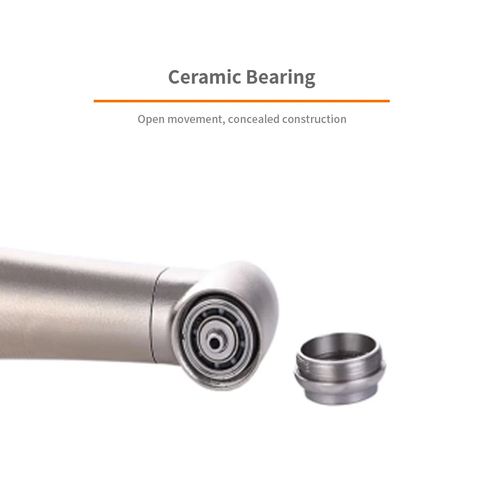 Myricko Dental  For 1:1/1:5 Bule Fiber Optic Contra Angle Low Speed Handpiece Push Button Dentistry Instrument Tools