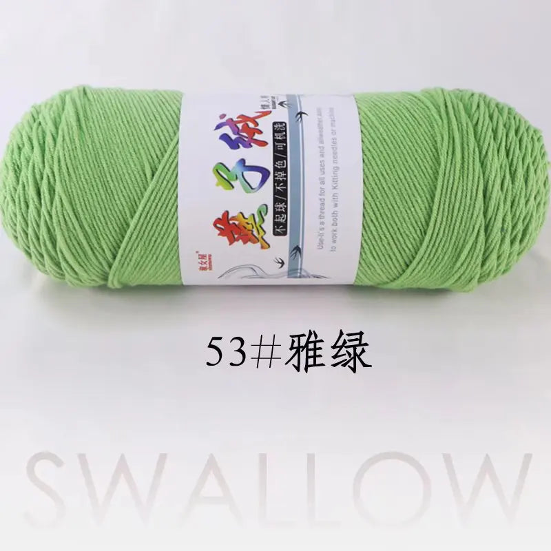 1Pc 200g Milk Cotton yarn for hand knitting Acrylic Crocheting Thread Yarn Crochet Doll sweater bag blanket slipper