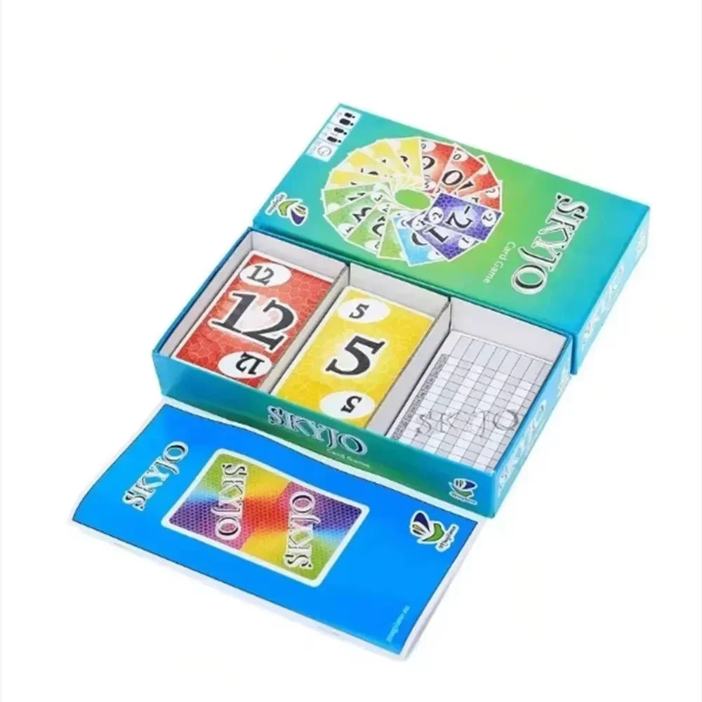 Skyjo Board Games Card Party of Tables for The Whole Family Deck Box Wit Social Collective Games Children Tapis Poker Social
